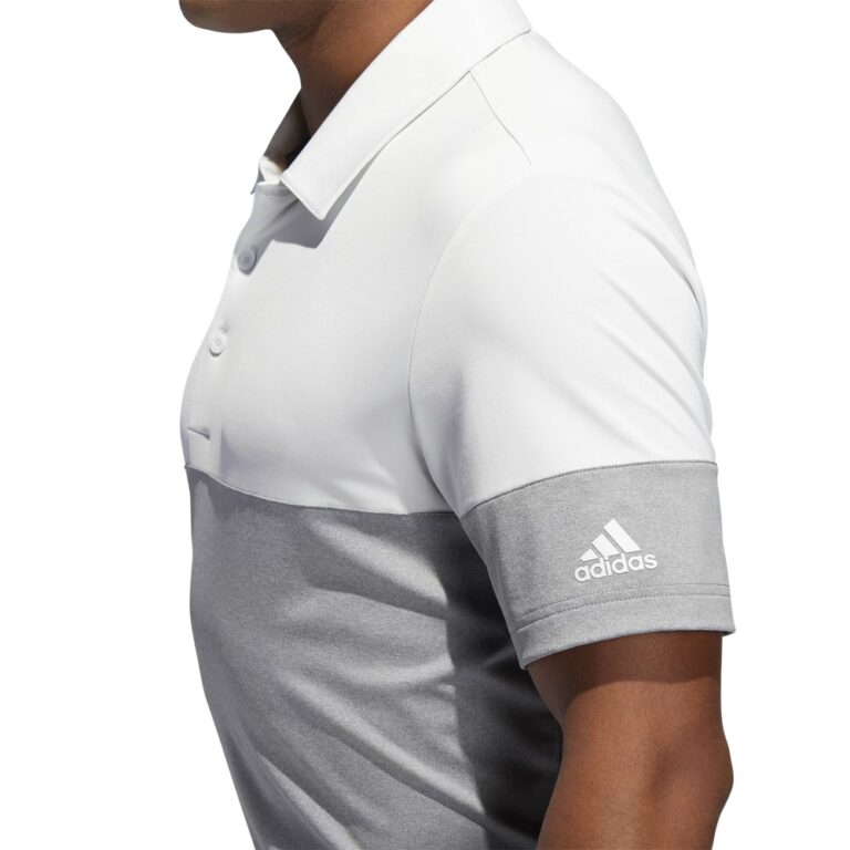 adidas Ultimate365 Heather Blocked Poloshirt Shirt – Bild 10